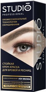 Studio Prof краска д/бровей и ресниц пепельно-корич. актив.рост стойк/цв 50мл карт/уп / 6шт / 94958