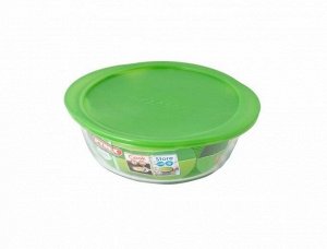 Форма для запекания круглая с крышкой Pyrex Cook&Store 26см