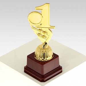 Кубок «1 место», наградная фигура, золото, подставка пластик, 16.8 см