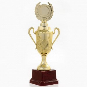 Кубок 088C, наградная фигура, золото, подставка пластик, 23.5x12x6.4 см