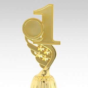Кубок «1 место», наградная фигура, золото, подставка пластик, 16.8 см