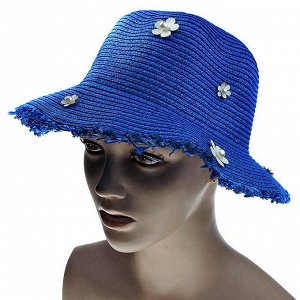 Шляпа Шляпа синяяМатериал:полиэстрРазмер:ширина по полям 30 см