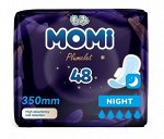 MOMI Гигиенические прокладки Night ночные, 350 мм 48 шт