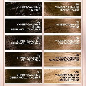 L'Oreal Paris Excellence NUDES краска д/волос крем. 5U св.каштановый 3-й уход стойк/цв 192мл карт/уп