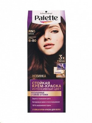 Палетт краска д/волос кремов. т.RN5 (6.80) марсала защита от выцвет.с кератин. 110мл карт/уп / 10шт