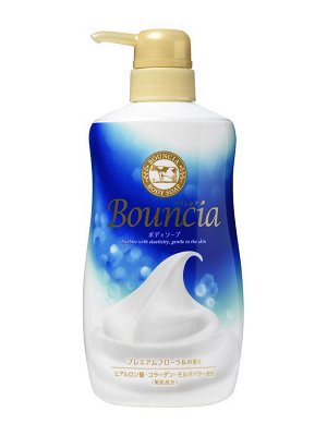 Сливочное жидкое мыло "Bouncia" для рук и тела с нежным свежим ароматом 500 мл