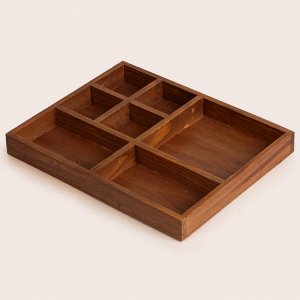 Ящик Мнгогофункцональный деревянный ящик,для хранения домашних пирнадлежностей 30*3*24 смДерево