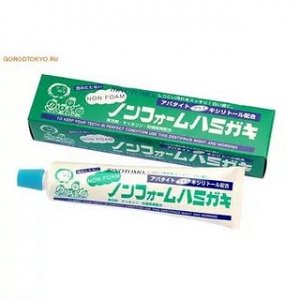 002078 "Fudo Kagaku" "Binotomo" Зубная паста для защиты от кариеса и зубного камня отбеливающая  без образования пены 130г 1/30