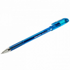 Ручка гелевая СИНЯЯ, BRAUBERG Profi-Gel TONE, линия 0,4мм, 144128