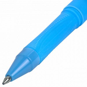 Ручка стираемая гелевая СИНЯЯ, BRAUBERG GRADE, СИНЯЯ, + 3 сменных стержня, узел 0,7мм, линия 0,5мм, 144209