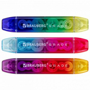 Корректирующая лента двусторонняя 5мм x 10 м, BRAUBERG GRADE, ассорти, 1 шт, 271941