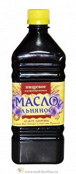 Масло льняное нерафинированное пищевое