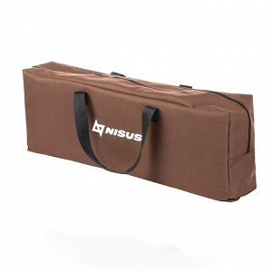 Кровать походная (N-BD630-98828-B) NISUS [198х75х25 см, сталь, Оксфорд 600D, до 140кг, 6,45кг]