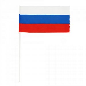 Флаг Россия 10*15 см (компл.=10 шт.)