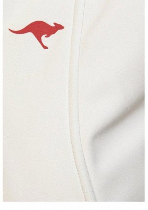 1r Куртка софтшелл, кремовая KangaROOS Дышащая и непромокаемая куртка 3000 мм удлиненной формы с контрастными деталями. Отстегивающийся капюшон на подкладке с завязками, высокий воротник, карманы на м