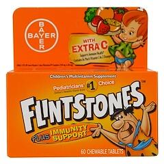 Flintstones, Детская мультивитаминная добавка, фруктовые ароматы, 60 жевательных табл