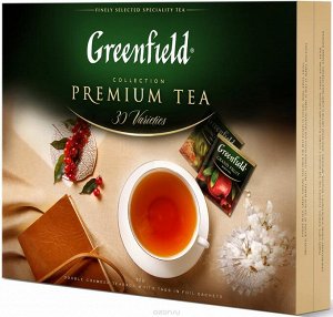 ПРОМО! Greenfield набор изысканного чая и чай в пакетиках, 30 видов
