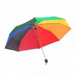 Зонт механический &quot;Радуга&quot;, R=48см, разноцветный