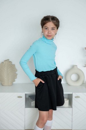 Водолазка для девочки (рубчик) 61447