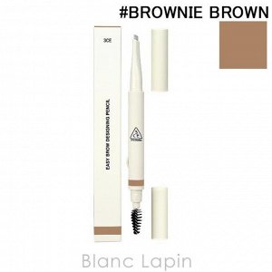 3CE Stylenanda Легкий карандаш для оформления бровей (№Brownie Brown, Дымчатый коричневый) Easy Brow Designing Pencil, 13 гр
