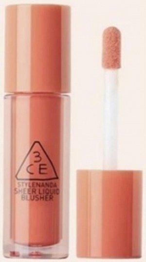 Румяна жидкие для лица 3,4 гр / 3CE Stylenanda Sheer Liquid Blusher Cozy Peach,