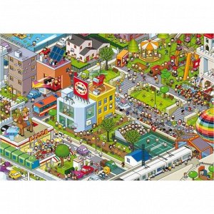 500 элементов пазл Центр города пиксельные пазлы