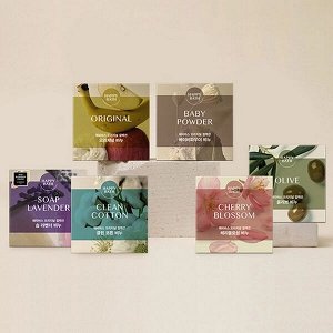 Мыло для лица и тела с экстрактом лаванды Happy Bath Original Collection Lavender Bar Soap, 90г