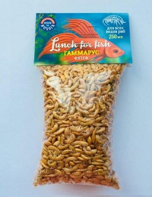 Гаммарус  "Lunch For Fish extra"  КРУПНЫЙ  1кг. (пакет).