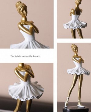 Статуэтка "Балерина", цвет золотой