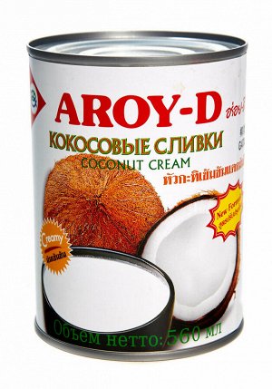 Кокосовые сливки AROY-D , 0,56л, ж\б