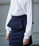 Юбка D317-152 темно-синяя
