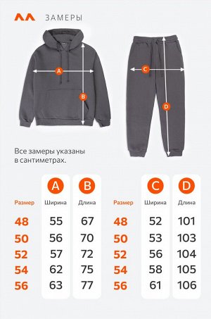 Теплый мужской костюм из футера с начесом Happyfox
