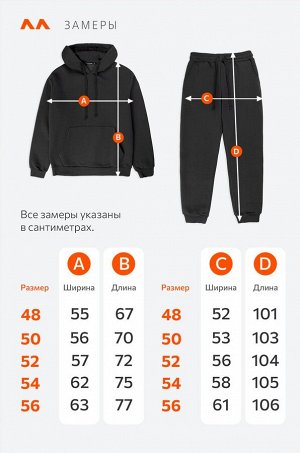 Теплый мужской костюм из футера с начесом Happyfox