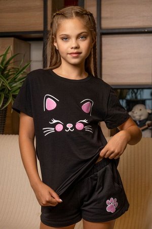 Хлопковая пижама для девочки