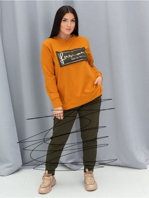 Кофта от костюма "Мода" горчица