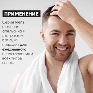 Подарочный набор мужской Шампунь + Кондиционер + Шампунь для волос и тела Epica Professional MEN`S 250мл х 3 Эпика