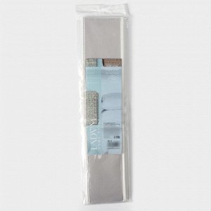Органайзер для хранения белья LaDо́m, 12 ячеек, 32x24x12 см, серый