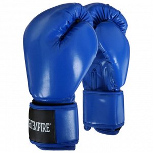 Перчатки боксёрские FIGHT EMPIRE, синие, размер 10 oz