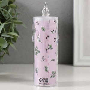 Светодиодная свеча, ночник LED RISALUX «Свадьба», 3xLR1130, 3.8x3.8x12 см