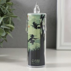 Светодиодная свеча, ночник LED RISALUX «Тыквы», 3xLR1130, 3.8x3.8x12 см
