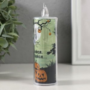 Светодиодная свеча, ночник LED RISALUX «Тыквы», 3xLR1130, 3.8x3.8x12 см