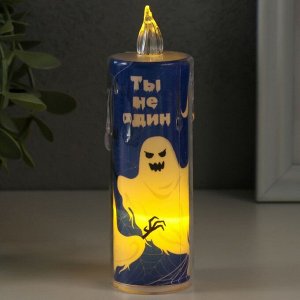Светодиодная свеча, ночник LED RISALUX «Приведения», 3xLR1130, 3.8x3.8x12 см