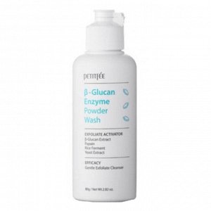 Энзимная пудра для умывания с бета-глюканом Petitfee B-Glucan Enzyme Powder Wash 80 гр