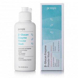 Энзимная пудра для умывания с бета-глюканом Petitfee B-Glucan Enzyme Powder Wash 80 гр