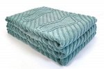 Махровый коврик для ног цвет Еловый 50*70 см
