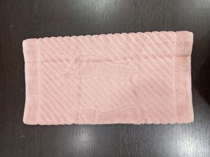 Махровый коврик для ног цвет Камея коричневая 50*70 см