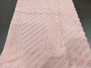 Махровый коврик для ног цвет Камея коричневая 50*70 см