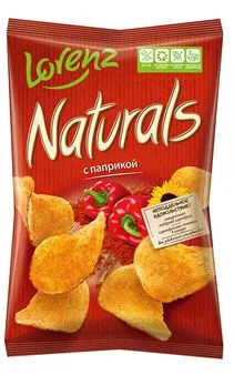Чипсы NATURALS 100г Паприка 1/25