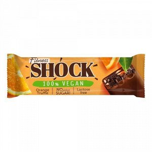 Батончик FitnesShock 45г Апельсиновый 1/12