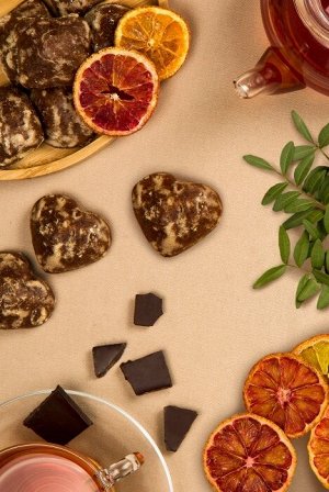 Пряники ПОСИДЕЛКИНО 250г Шоколад,апельсиновые и лимонные цукаты1/15